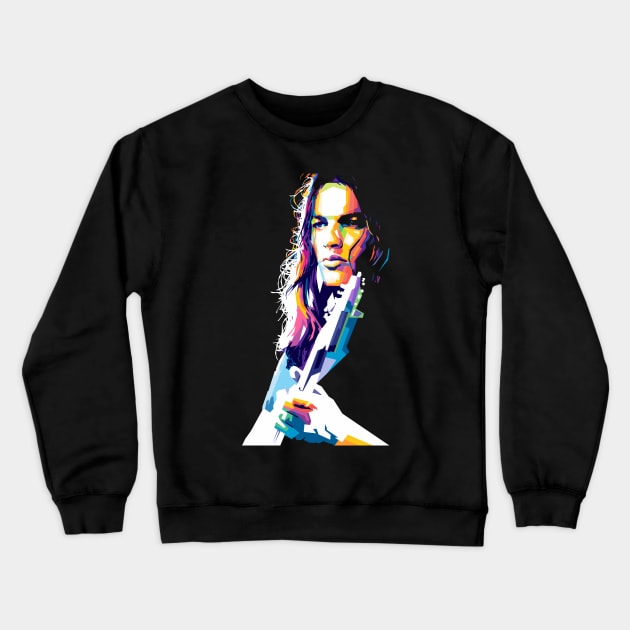 David Gilmour Crewneck Sweatshirt by Wijaya6661